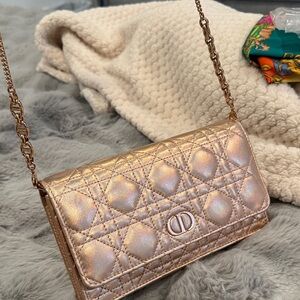 Dior Rose Gold New w/Tag Crossbody Pouche